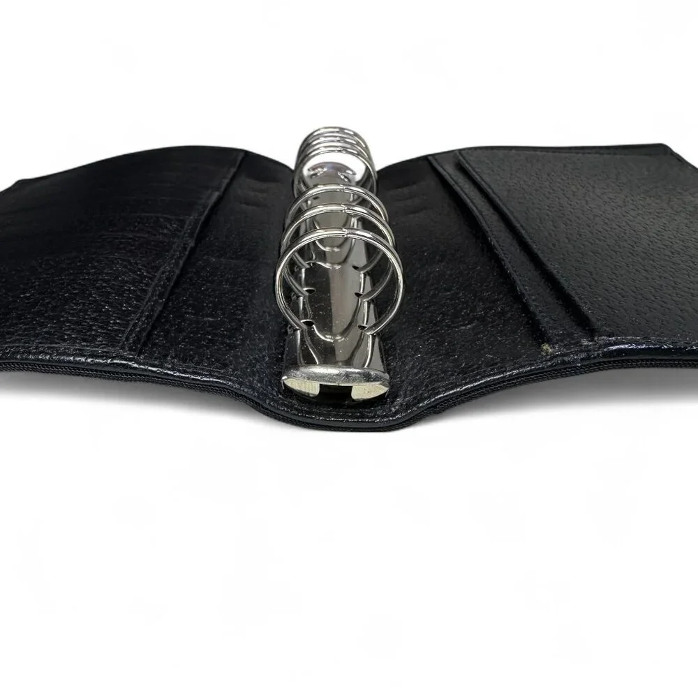 GUCCI Black Nylon Agenda Notebook Cover Unisex
